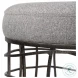 Carnival Gray Accent Stool