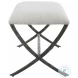 Drevan Ivory And Warm Gray Small Bench