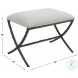 Drevan Ivory And Warm Gray Small Bench