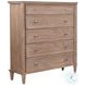 Golden Hearth Natural 5 Drawer Chest