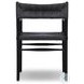Lomas Black Teak Outdoor Dining Armchair