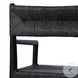 Lomas Black Teak Outdoor Dining Armchair