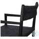 Lomas Black Teak Outdoor Dining Armchair