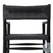 Lomas Black Teak Outdoor Dining Armchair