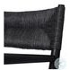 Lomas Black Teak Outdoor Dining Armchair