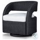 Hawkins Vintage Coal Outdoor Swivel Chair
