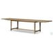 Blinn Worn Oak Veneer 124" Extendable Rectangular Dining Table