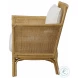 Pacific White Performance Fabric Arm Chair