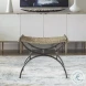 Playa Natural Woven Seagrass Small Bench
