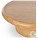 Zach Burnished Parawood Large Round Coffee Table