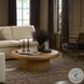 Zach Burnished Parawood Large Round Coffee Table