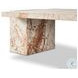 Romano Desert Taupe Marble Rectangular Coffee Table