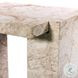 Romano Desert Taupe Marble Rectangular End Table