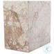 Romano Desert Taupe Marble Rectangular End Table