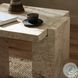 Romano Desert Taupe Marble Rectangular End Table