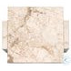 Romano Desert Taupe Marble Rectangular End Table