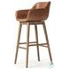 Hannah Sonoma Chestnut Swivel Bar Stool
