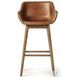 Hannah Sonoma Chestnut Swivel Bar Stool