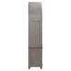 Harbor Place Riverstone Gray and Tobacco 2 Glass Door Curio Cabinet with LED
