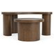 Santa Cruz Whiskey Oak Free Form Bunching Occasional Table Set