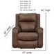 Contour Cocoa Wall Hugger Recliner