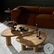 Zion Natural Oak Free Form Nesting Coffee Table Set