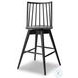 Lewis Black Oak Swivel Bar Stool
