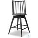 Lewis Black Oak Swivel Counter Height Stool