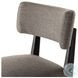 Cardell Alcala Nickel Performance Fabric Swivel Bar Stool