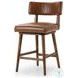 Cardell Sonoma Chestnut Swivel Counter Height Stool