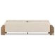 Joette Ellor Beige 104" Upholstered Outdoor Sofa