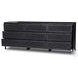 Sydney Black Cane 9 Drawer Dresser