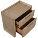 Riley Light Brown 2 Drawer Nightstand