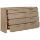 Riley Light Brown 8 Drawer Dresser