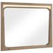 Riley Light Brown Rectangular Dresser Mirror