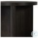 Toli Smoked Black Veneer Round End Table