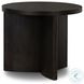 Toli Smoked Black Veneer Round Occassional Table Set