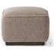 Sinclair Barrow Taupe Performance Fabric Square Ottoman