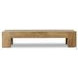 Abaso Rustic Wormwood Oak Rectangular Coffee Table