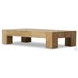 Abaso Rustic Wormwood Oak Rectangular Coffee Table