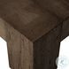 Abaso Ebony Rustic Wormwood Oak Rectangular Coffee Table