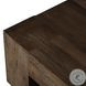 Abaso Ebony Rustic Wormwood Oak Rectangular Coffee Table