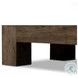 Abaso Ebony Rustic Wormwood Oak Rectangular Coffee Table