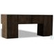 Abaso Ebony Rustic Wormwood Oak Rectangular Coffee Table