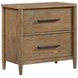 Sonoma Brown 2 Drawer Nightstand