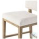 Carlo Somerton Ash Performance Fabric Bar Stool