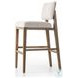 Carlo Somerton Ash Performance Fabric Bar Stool