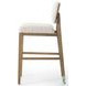 Carlo Somerton Ash Performance Fabric Bar Stool