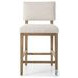 Carlo Somerton Ash Performance Fabric Counter Height Stool