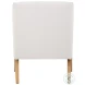Reva White Accent Chair